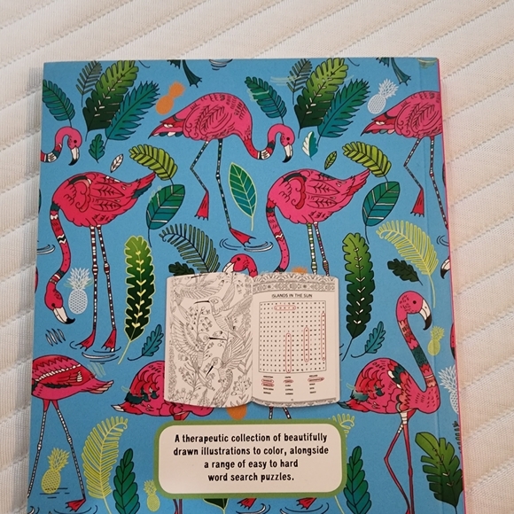 Tropical coloring and word search book - Picture 2 of 5